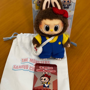 팝마트 산리오 라부부 더몬스터즈 시크릿 키링 이미지