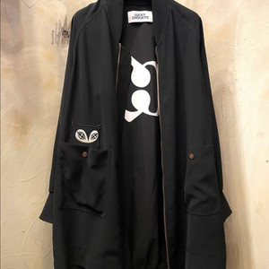 럭키슈에뜨 폴리 롱 점퍼 집업코트 55~66