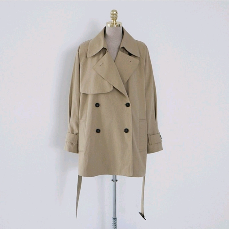 에바주니 어버브 하프 트렌치코트 숏 버버리 이미지