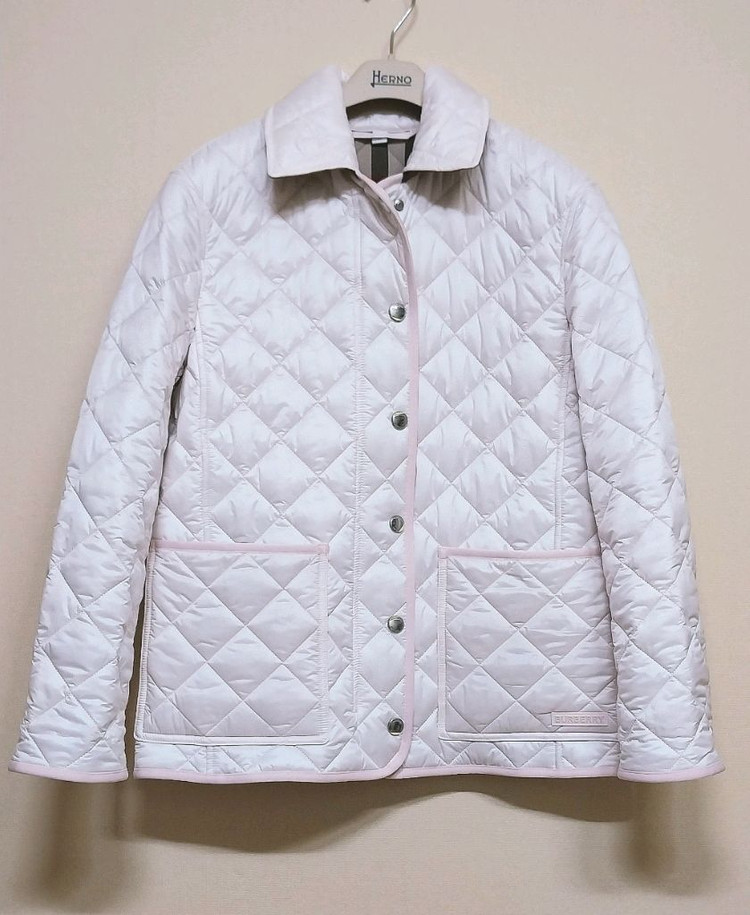 버버리 Dalry 퀼팅 자켓 연핑크 이미지