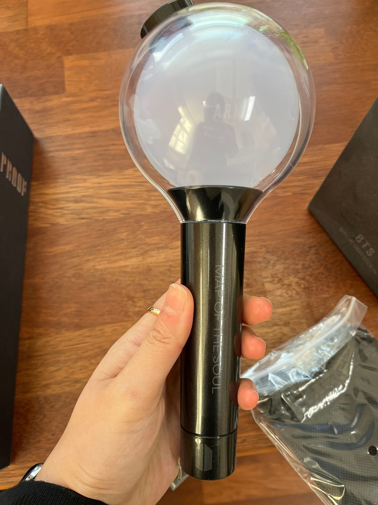 bts 방탄 아미밤 map of the soul 아미밤입니다! (아미밤에 다는 키링까지 포함!) 적상작동되요.--4