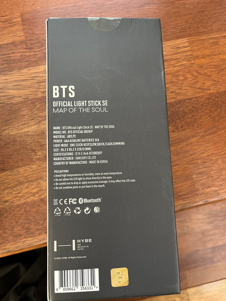 bts 방탄 아미밤 map of the soul 아미밤입니다! (아미밤에 다는 키링까지 포함!) 적상작동되요.--9