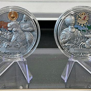 민트21 위대한 제국의 유산 풀세트 4개 8온스 은화 실버바 이미지