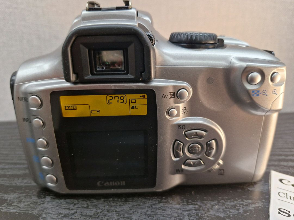 캐논 eos 300d dslr 카메라 +EF-S 18-55mm is 렌즈 이미지