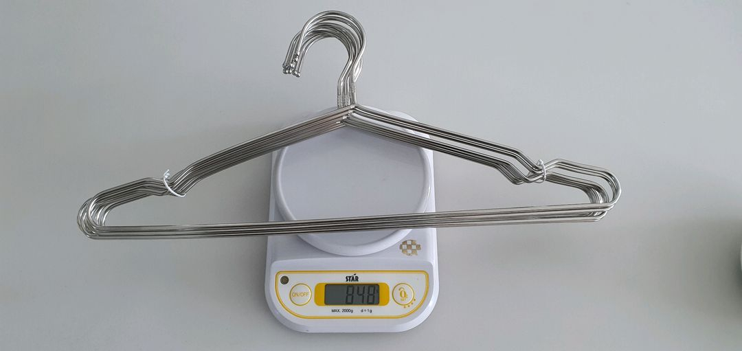 굵기4mm 두꺼운 304통스텐 일체형 옷걸이50개--1