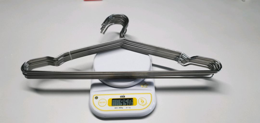 굵기4.5mm 두꺼운 304통스텐 일체형 옷걸이150개+사은품--4