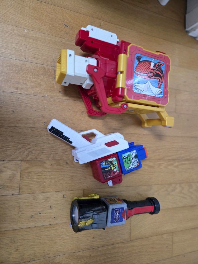 파워레인저 애니멀포스 애니멀라이트 애니멀버스터 웨일체인지건 일괄--1