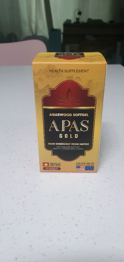 APAS GOLD 로얄 아가우드 침향 소프트젤 30캡슐 이미지
