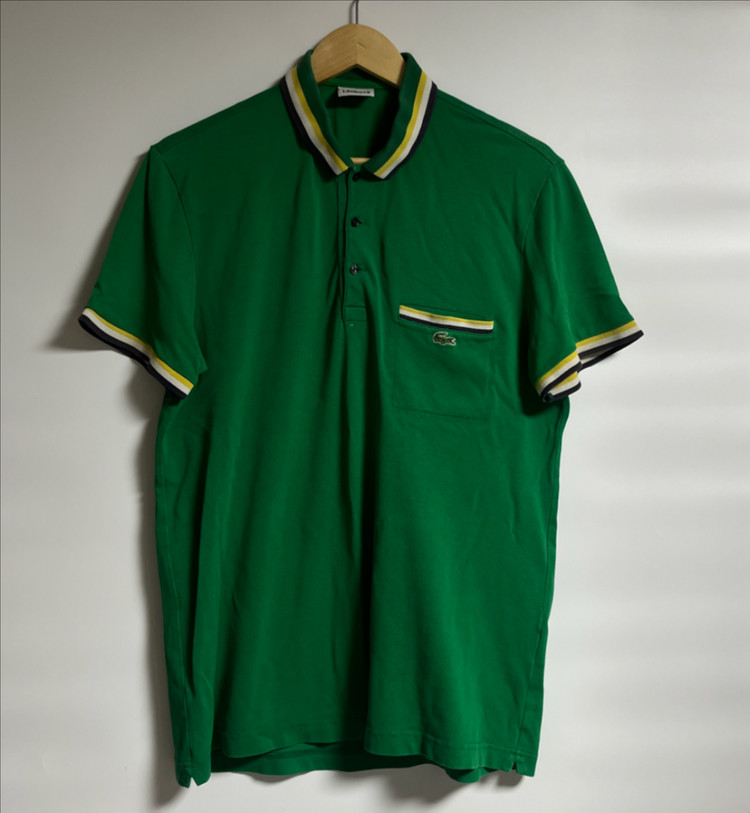 공용 라코스테 슬림핏 반팔 카라티셔츠 105--8