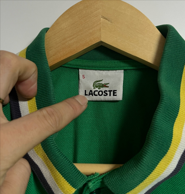 공용 라코스테 슬림핏 반팔 카라티셔츠 105--11