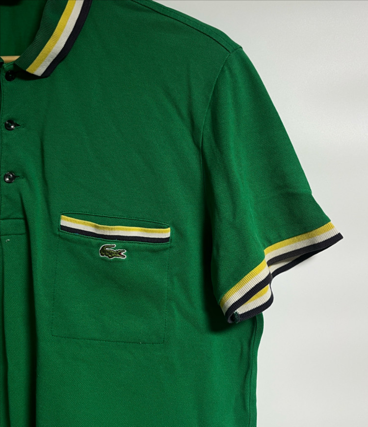 공용 라코스테 슬림핏 반팔 카라티셔츠 105--2