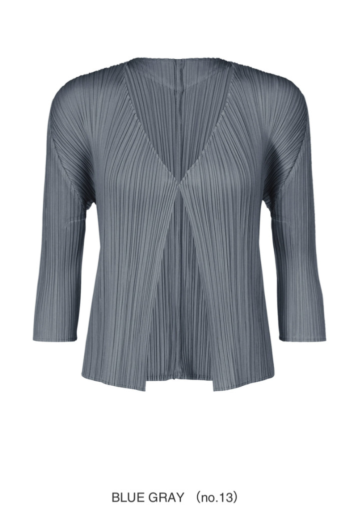 플리츠플리즈 그레이쉬블루 탑가디건 세트 새상품--1