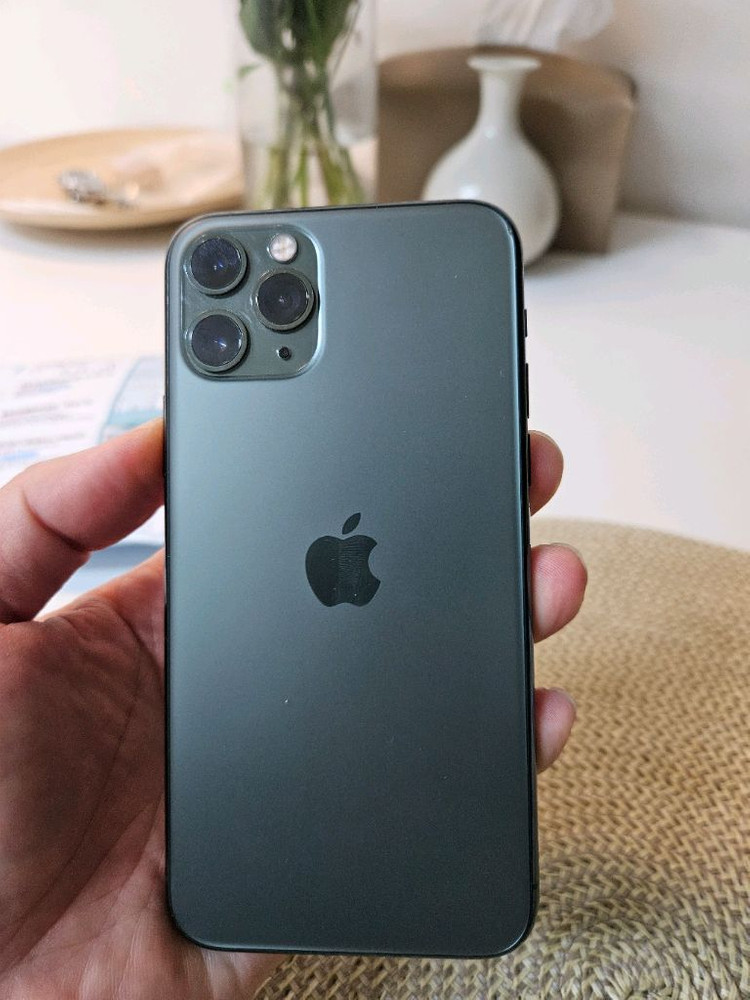 아이폰11프로 256기가 미드나이트그린 배터리 92% 이미지