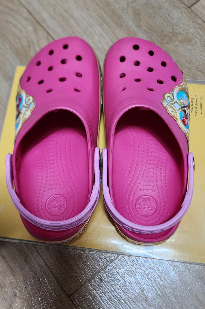 [J3/새것]크록스 샌들 210-215/슬리퍼/디즈니프린세스--4