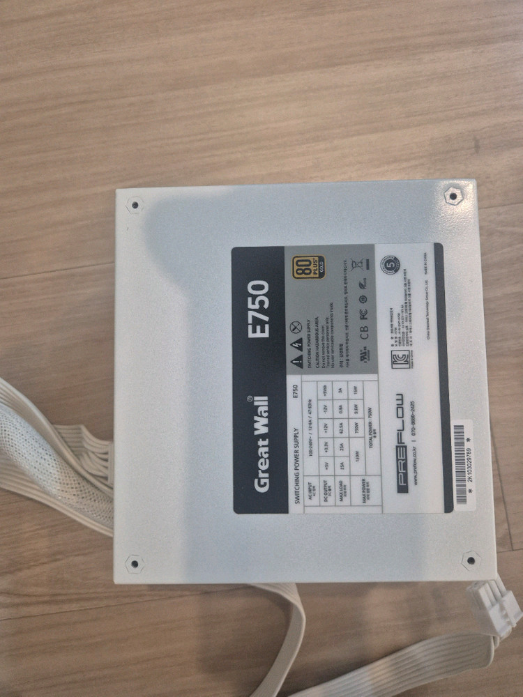 Great Wall E750 750W gold 파워 서플라이--1
