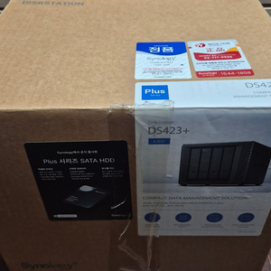 Synology NAS DS423+ (정품), Seagate 4TB (HDD) 이미지