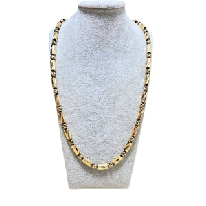 18k목걸이,체인목걸이,대나무목걸이,남성목걸이 이미지