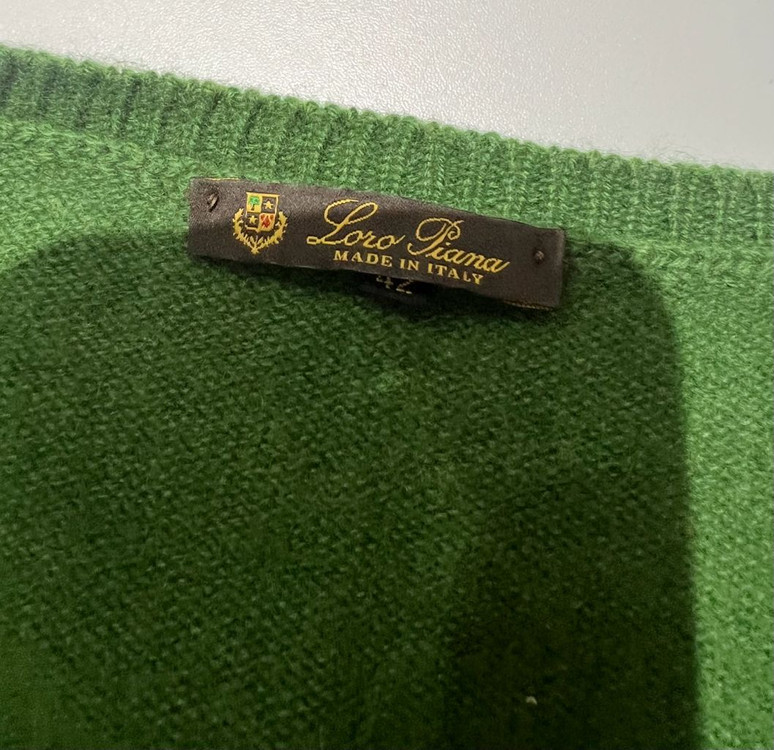 로로피아나 v넥 캐시미어 니트--4