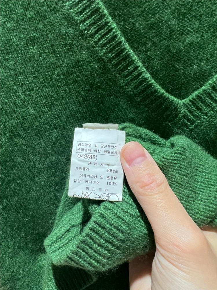 로로피아나 v넥 캐시미어 니트--5