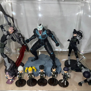 괴수 8호 피규어 세트 (나루미 겐 a상, 호시나, 미나, 괴수8호, 키코루, 월콜 5종 및 나루미겐 가챠) 이미지