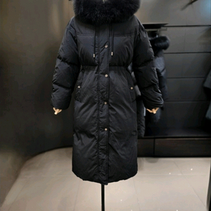 시슬리 폭스퍼 롱패딩점퍼.새제품 이미지