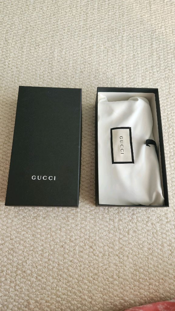 구찌 GG 인터로킹 장지갑 블랙 이미지