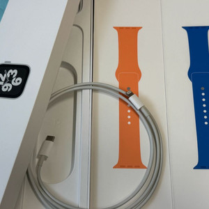 애플워치 SE 1세대 40mm 실버 GPS 풀박스 이미지