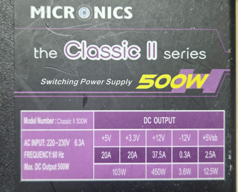 500W 파워서플라이 6개--2