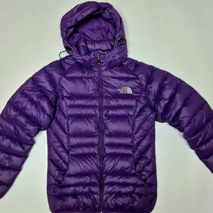 (L/100) 노스페이스 우먼 써밋시리즈 경량 패딩 보라돌이 해외판 이미지