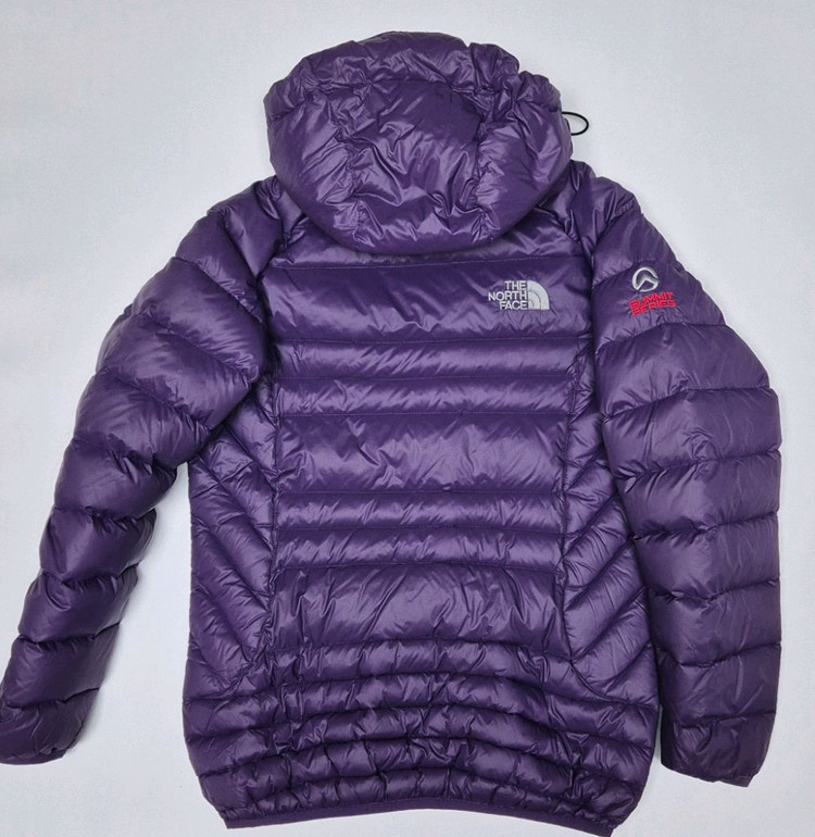 (L/100) 노스페이스 우먼 써밋시리즈 경량 패딩 보라돌이 해외판 이미지