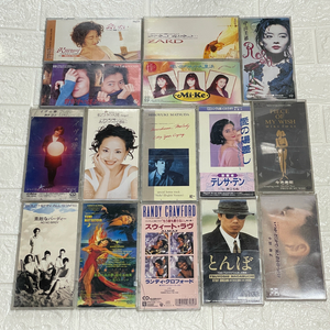 일본 jpop CD 모음 총 15개 세트 마츠다 세이코 ZARD