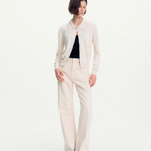 포유온 fyeo 세렌 실크 블렌드 가디건 크림 스몰사이즈