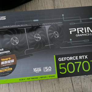 에이수스 ASUS PRIME 지포스 RTX 5070ti 미개봉 판매합니다 이미지