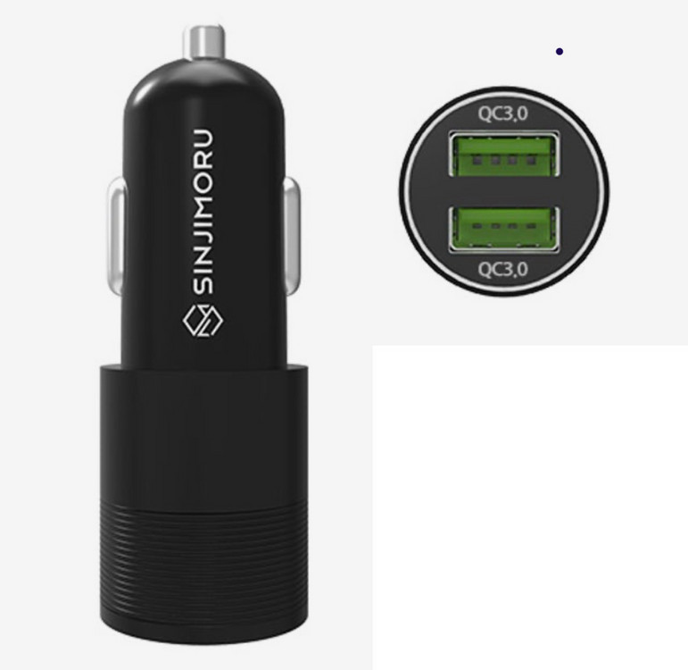 불스원 4in1 접이식 3구 멀티소켓 + 퀄컴 퀵차지 2개 세트--8