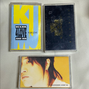 김정민 3개 세트, 2집 3집 98 Jump 카세트테이프