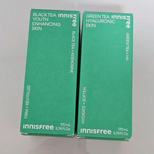 이니스프리 블랙티 유스 인핸싱 스킨, 그린티 히알루론산 스킨 일괄