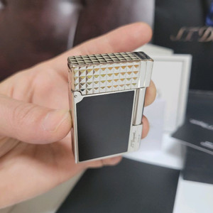 [풀세트] 듀퐁라이터 라인2 ca18067 개츠비 블랙 래커 팔라듐 백금 듀퐁 라이타 이미지