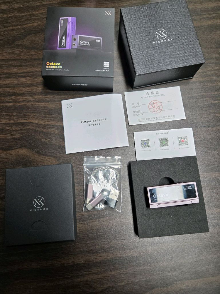 정발 NiceHCK Octave 휴대용 DAC 앰프 정발 새거--1