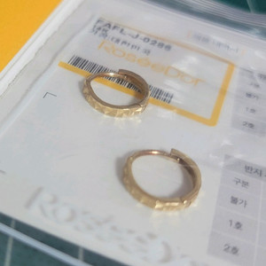 로제도르 14K 원터치 귀걸이 엘로우골드/골든듀 14k 귀걸이 18k 이미지