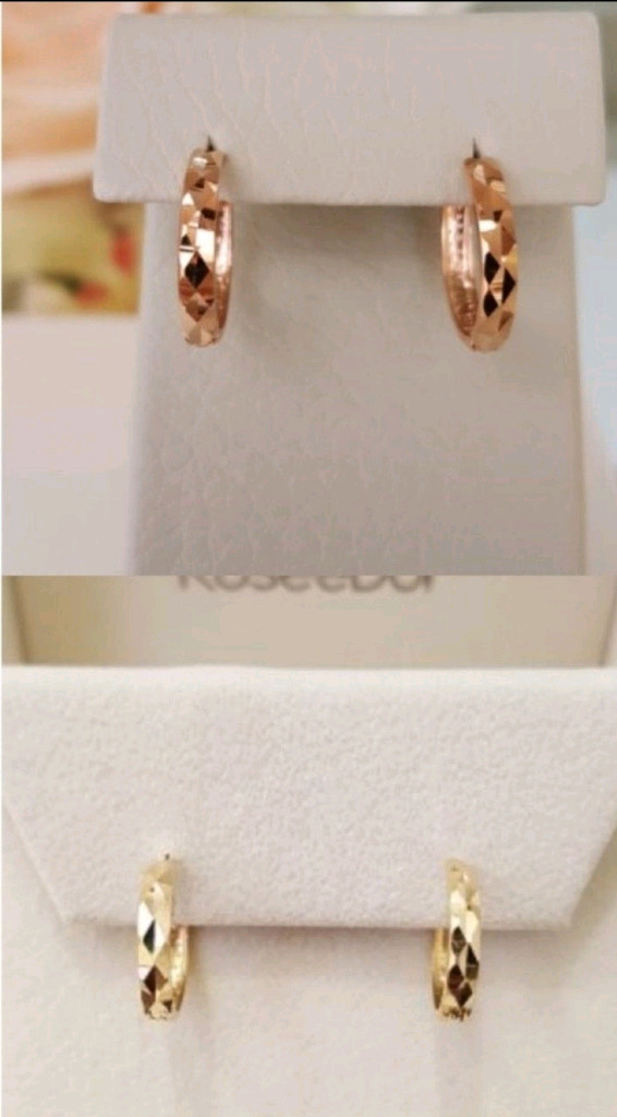 로제도르 14K 원터치 귀걸이 엘로우골드/골든듀 14k 귀걸이 18k 이미지