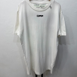 정품) 오프화이트 남성 반팔티 M