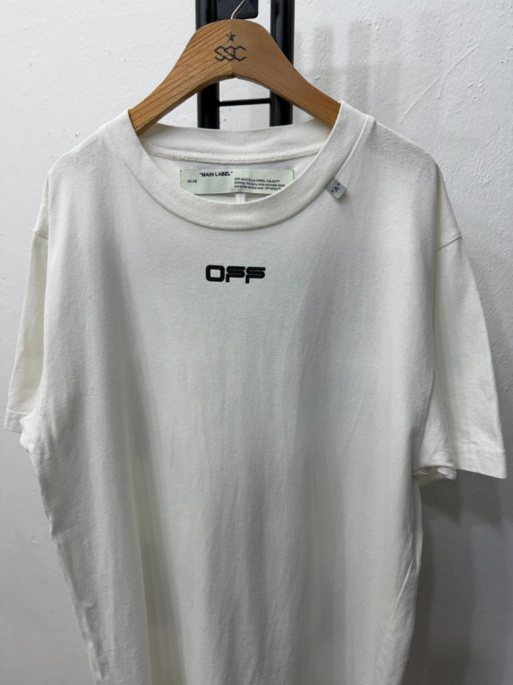 정품) 오프화이트 남성 반팔티 M--2