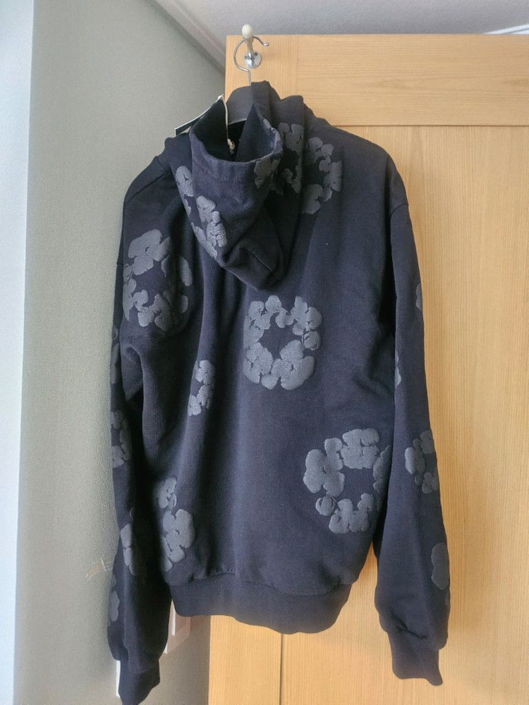 데님 티어스 MONO 후드티 블랙 XL 이미지