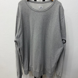 매장판정품) CP컴퍼니 21ss 남성 그레이 맨투맨 티셔츠 XXL