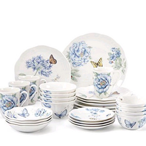 박스미개봉새제품) 레녹스 버터플라이 메도우 블루 28pcs 풀세트