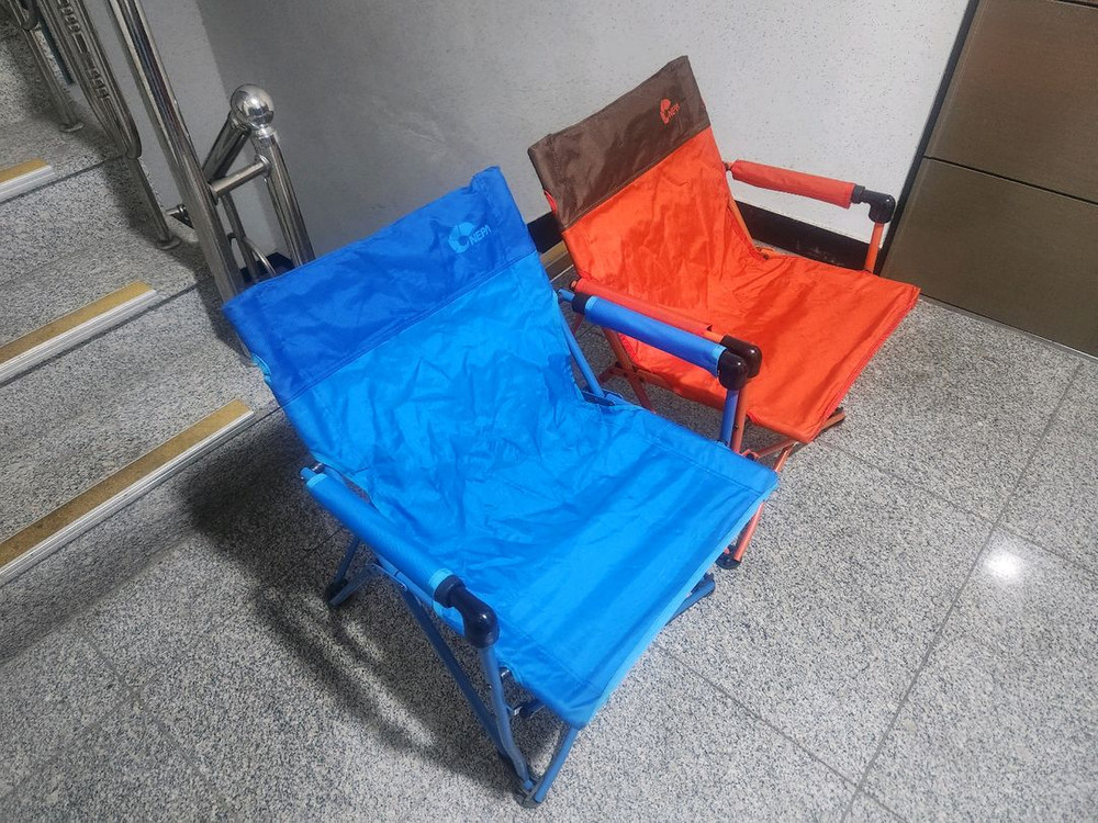 네파 슬림로우 캠핑체어 두개일괄 이미지