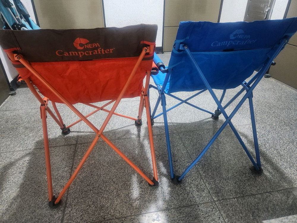 네파 슬림로우 캠핑체어 두개일괄 이미지