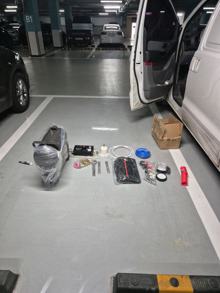 보일러배관청소 장비 이미지