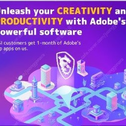 Adobe 어도비 크리에이티브 클라우드 1개월 이용권 리딤코드 팝니다.