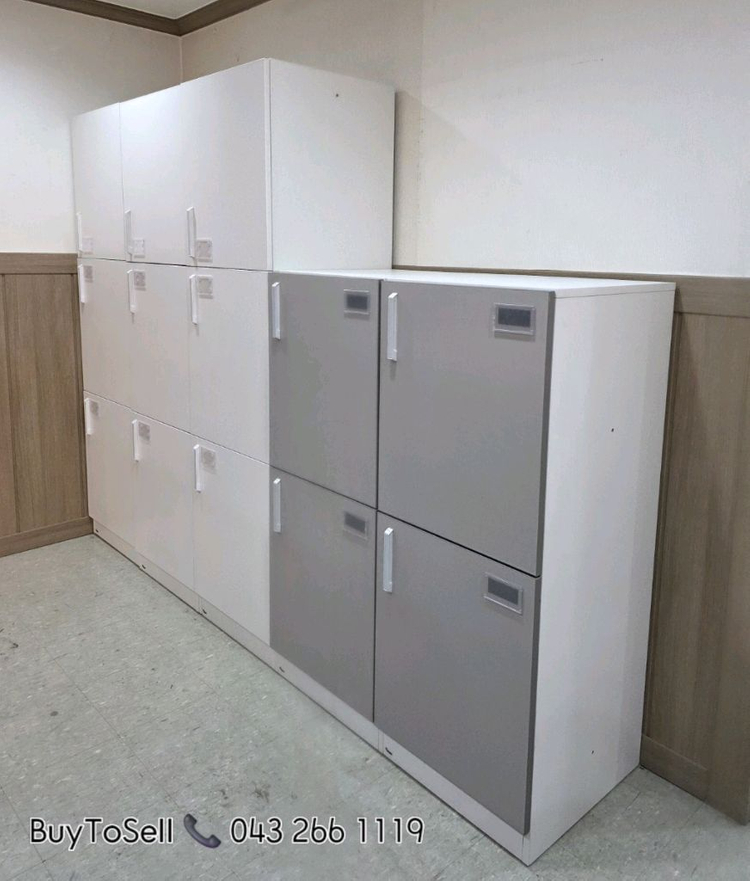 퍼시스 SWS 3단 3인용 사물함(번호키)대량판미니 이미지